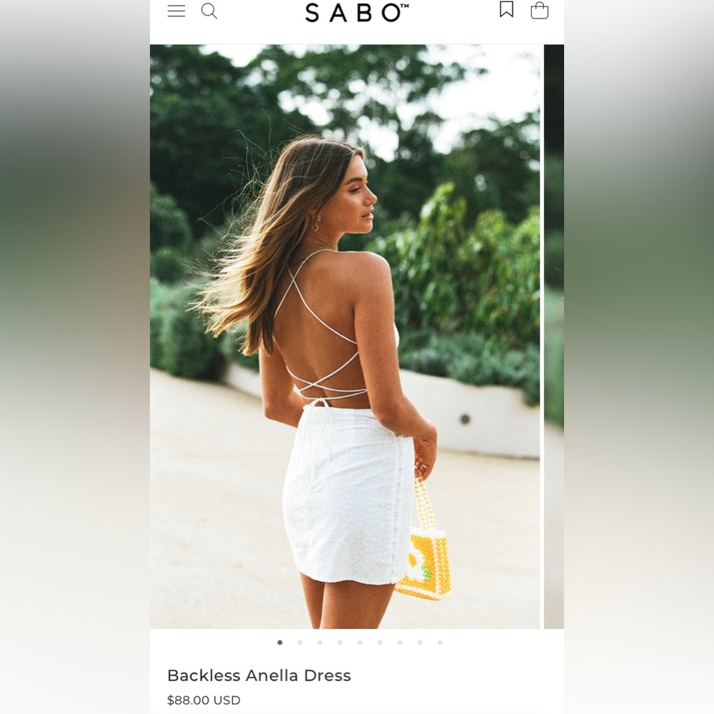 Sabo Skirt Backless Anella Dress